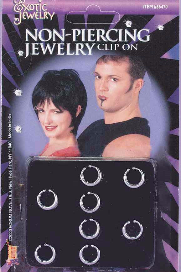 Non Piercing Jewelry Kit Silver