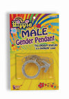 Gender Pendant Male Silver