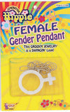 Gender Pendant Female Silver