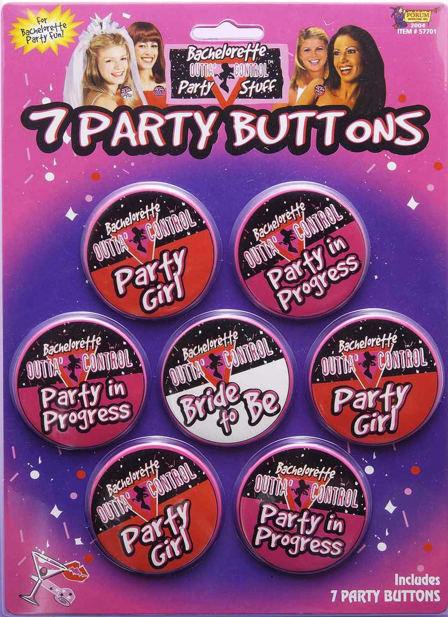 Bachelorette Party Buttons