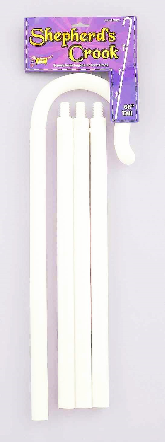 Shepherd's Crook Staff White