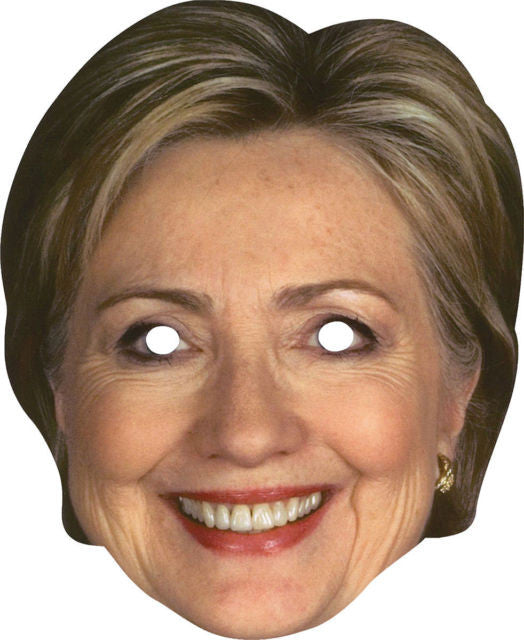 Hillary Clinton Paper Mask - Mystique Costumes