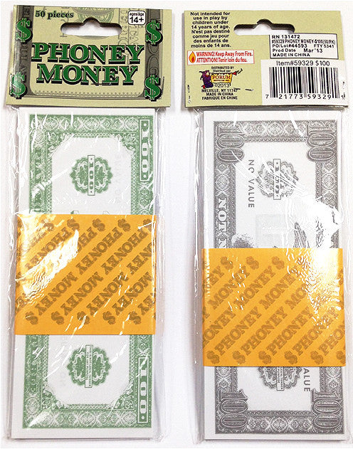Phoney Money $100