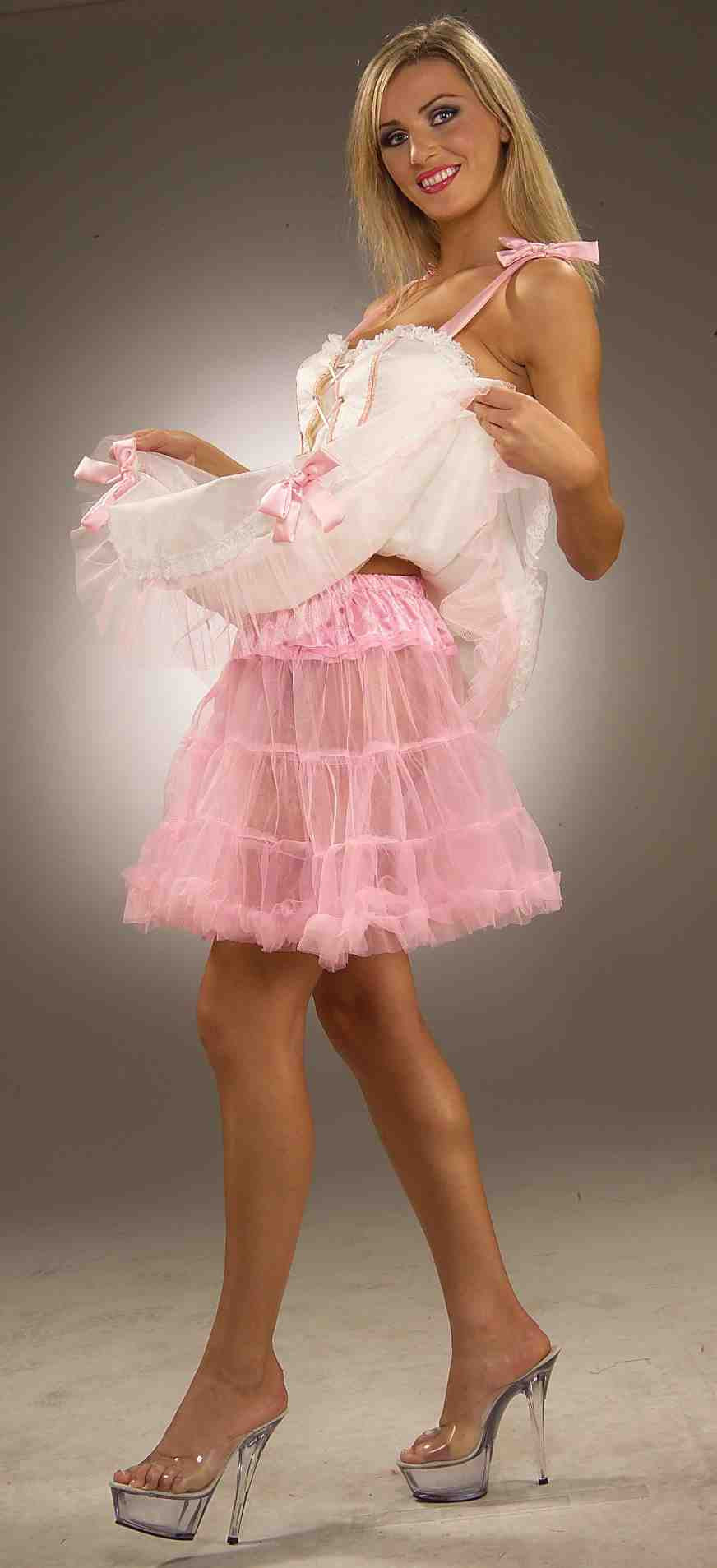 Crinoline Skirt 19" Pink