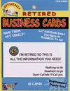 Retired Business Cards
