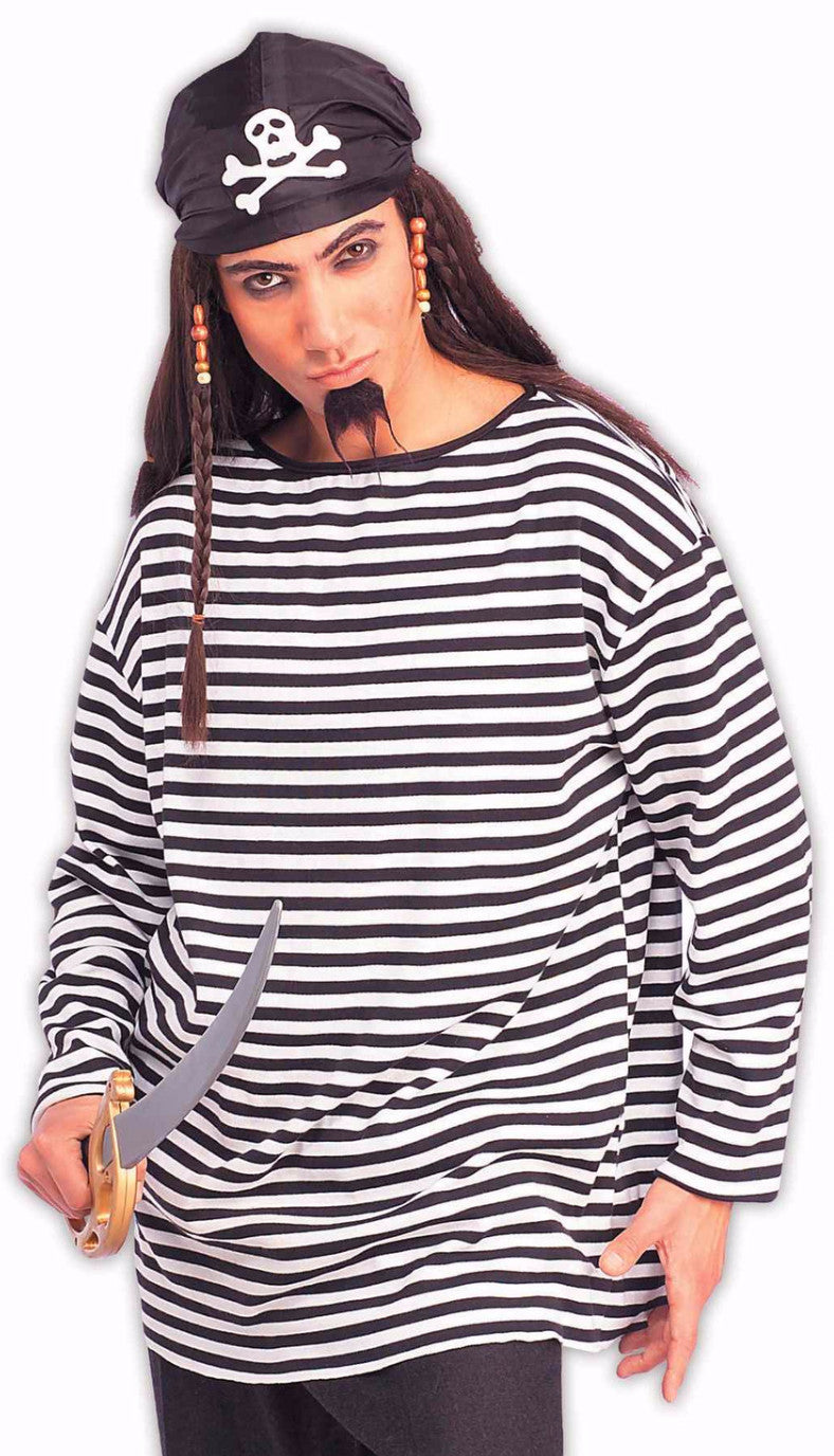 Striped Costume Shirt Black/White