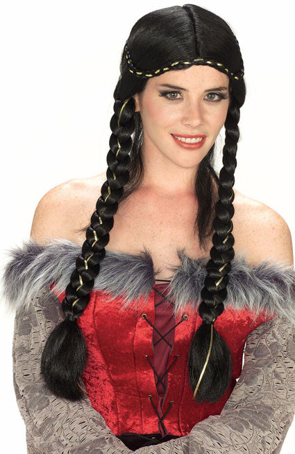 Braided Renaissance Wig Black