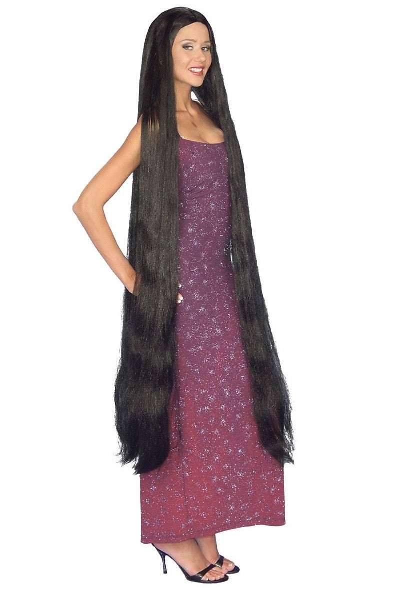 60" Godiva Wig Black