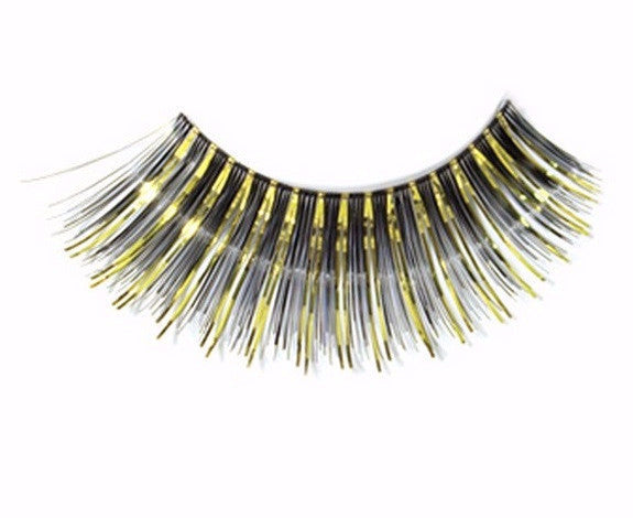 Black and Gold Eyelashes