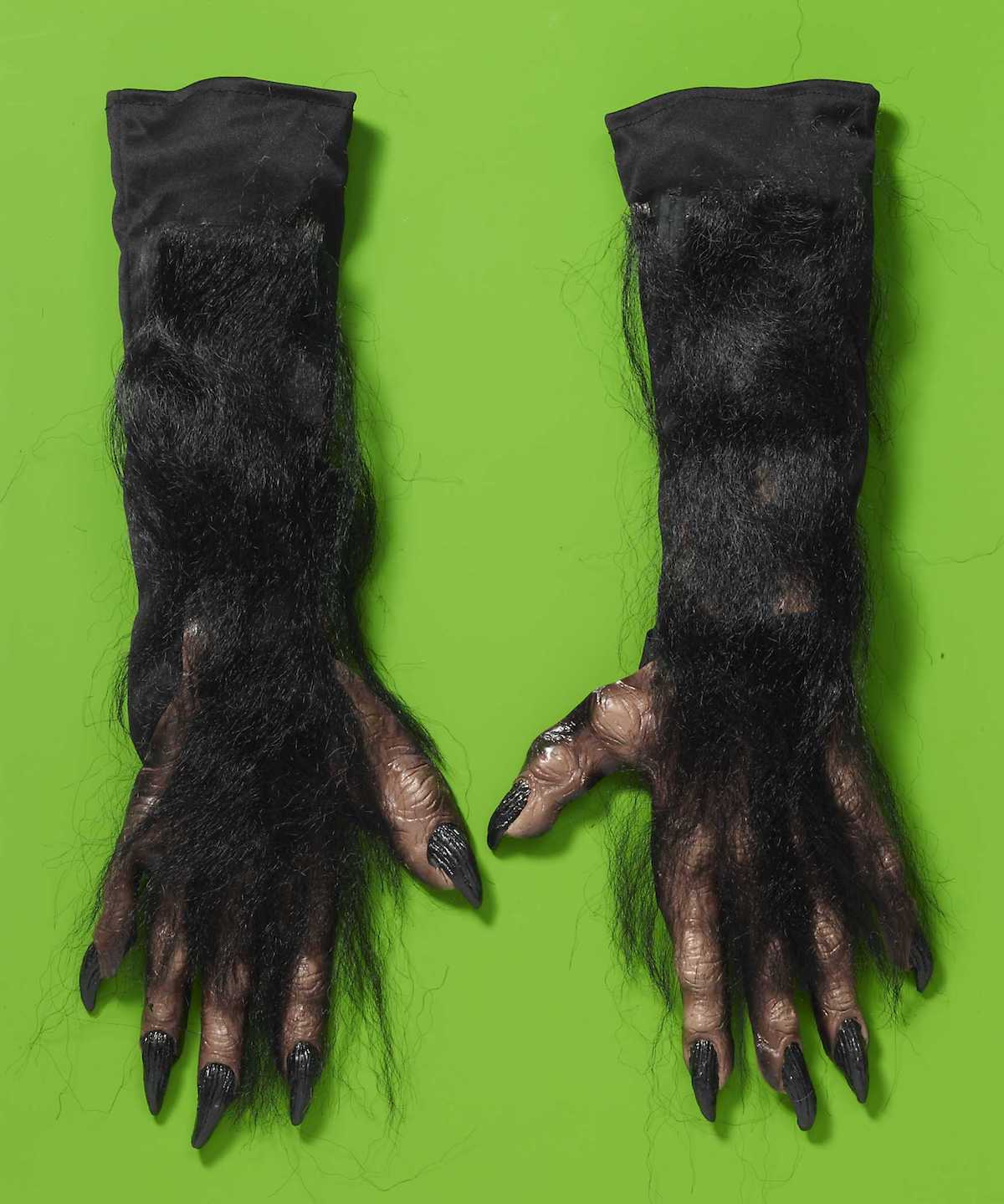 Long Werewolf Gloves - Black