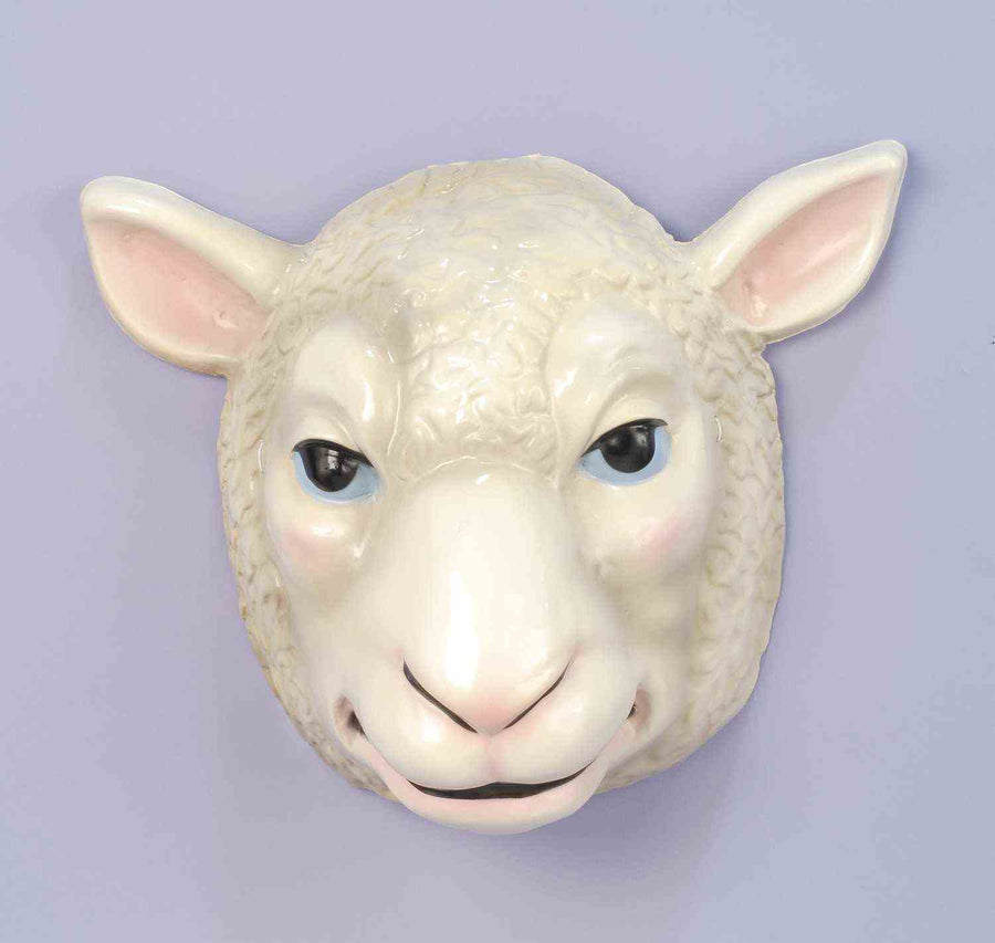 Plastic Animal Mask - Sheep
