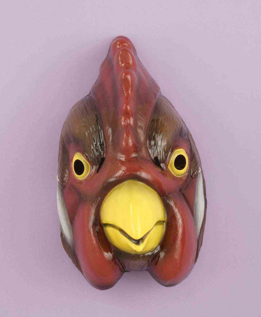 Plastic Animal Mask - Rooster