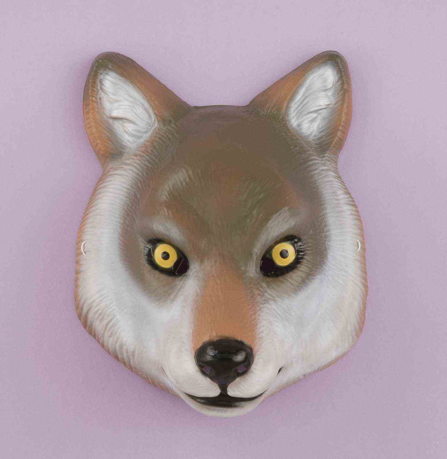 Plastic Animal Mask - Wolf