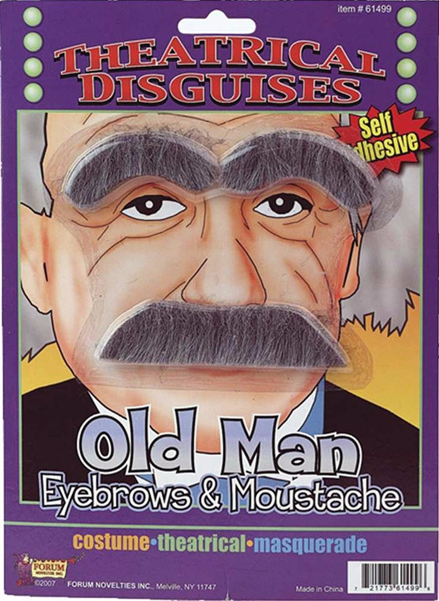 Old Man Eyebrows and Moustache