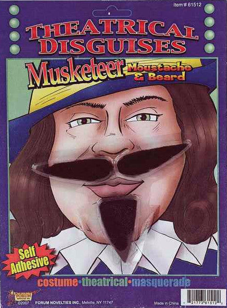 Musketeer Moustache and Beard
