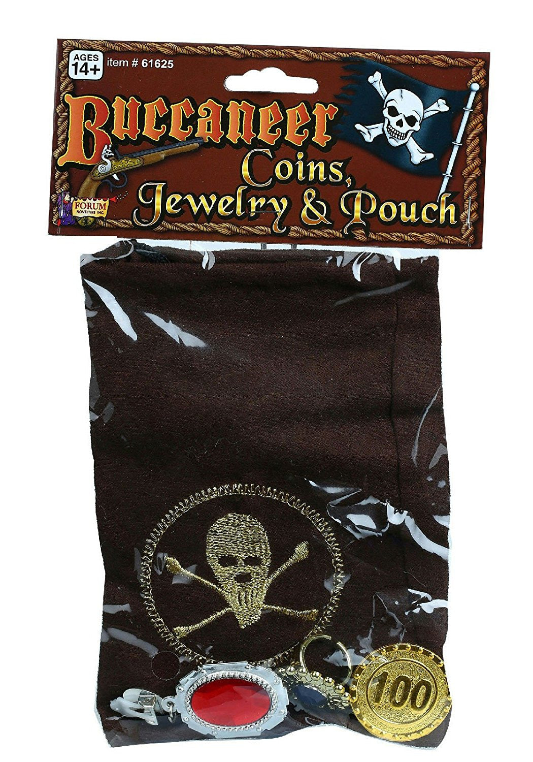 Buccaneer Coins, Jewelry & Pouch