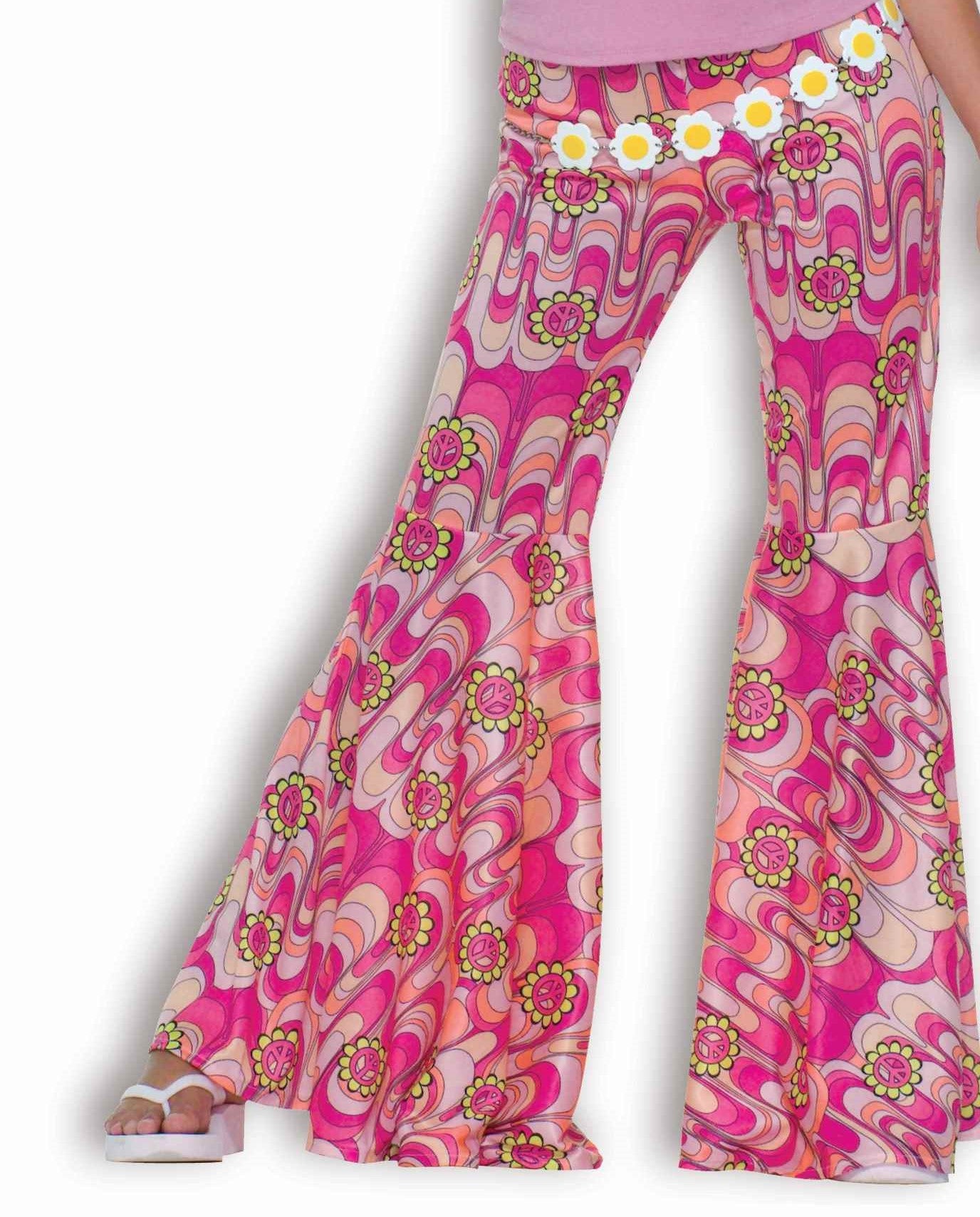 Flower Power Bell Bottom Pants