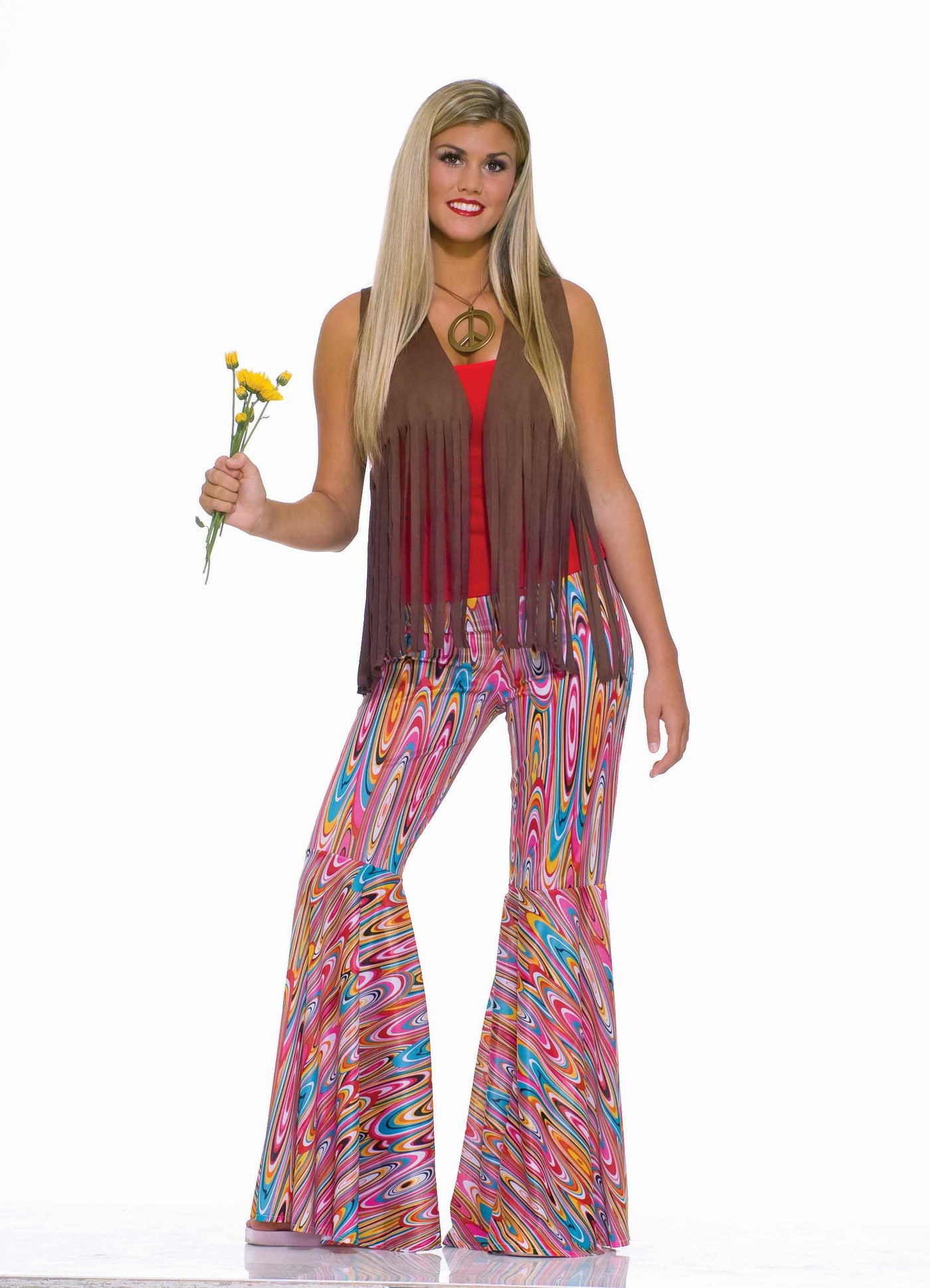 Wild Swirl Bell Bottom Pants