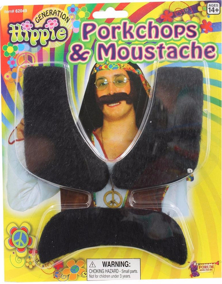 Hippie Porkchops and Moustache