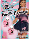 Pink Poodle Earrings