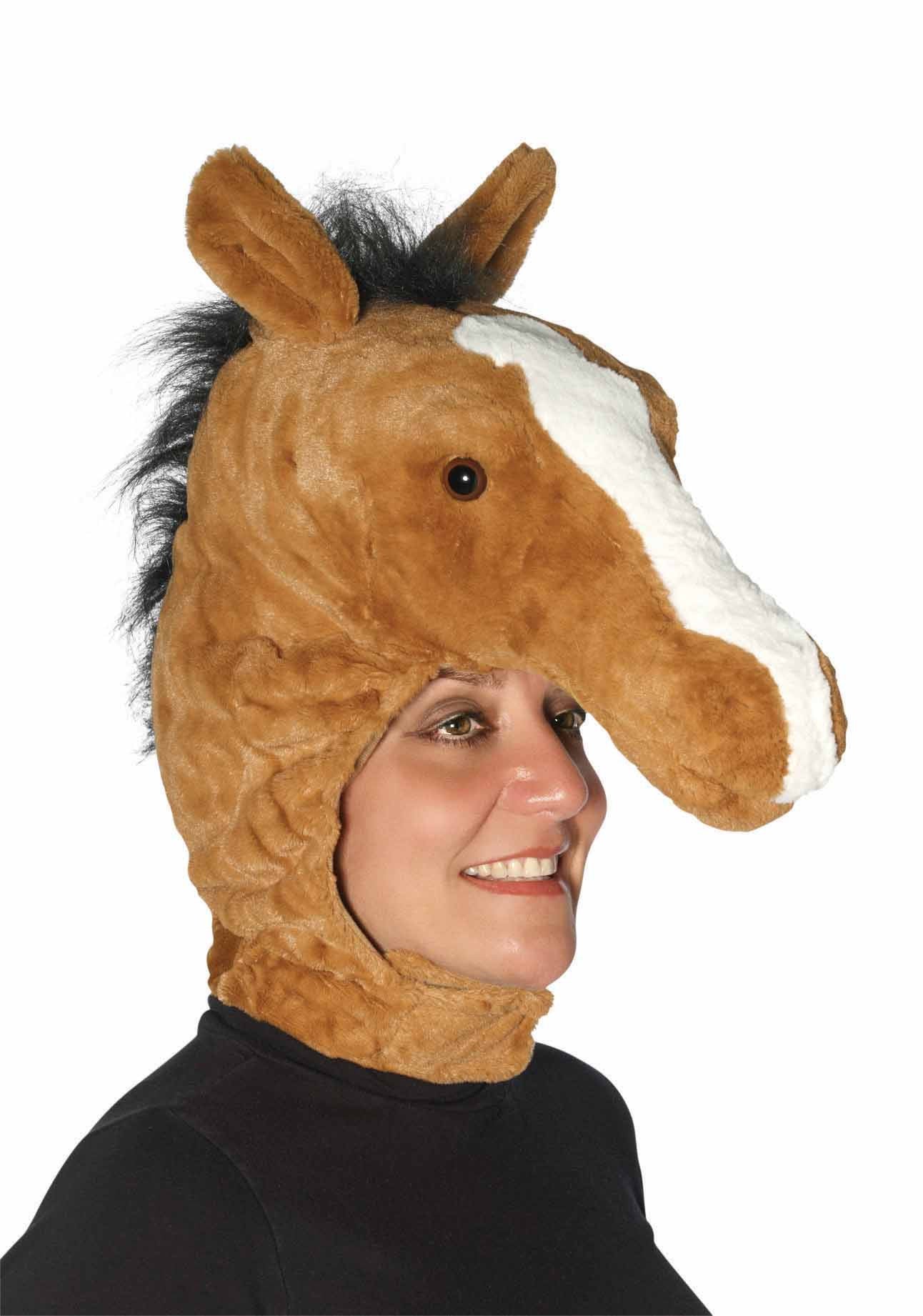 Plush Horse Mask