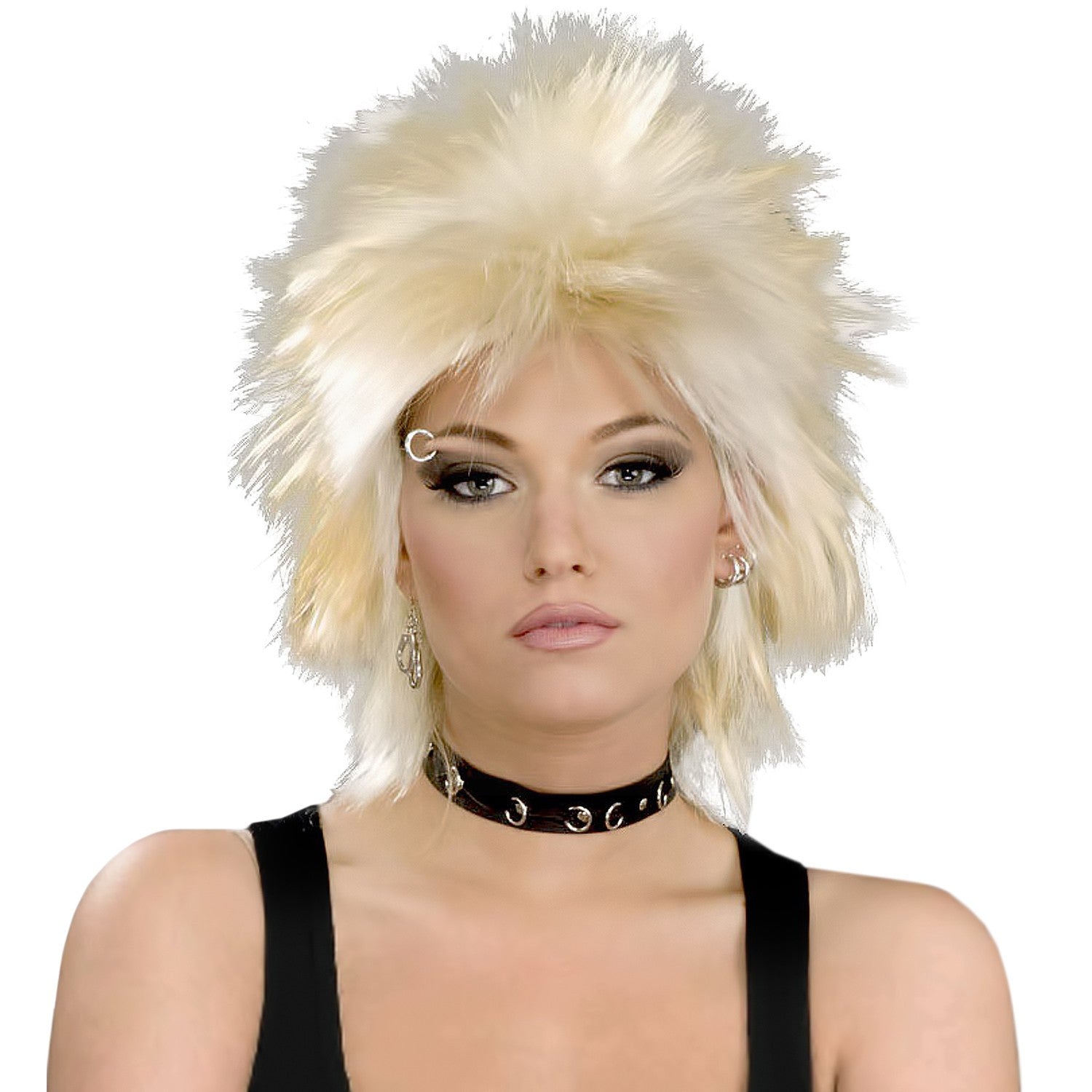 80's Rock Idol Wig Blonde