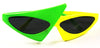 Two Tone Glasses Neon Yellow/Green