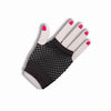 Fishnet Fingerless Gloves Short Black