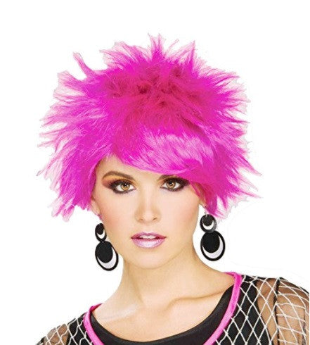 80's Pixie Wig Purple