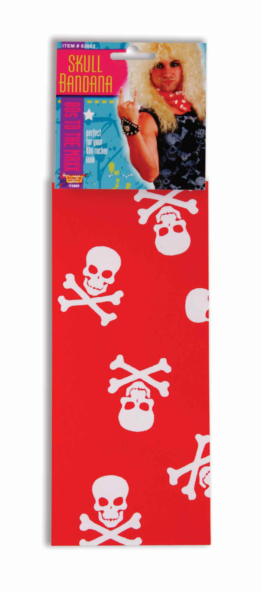 Skull Bandana Red