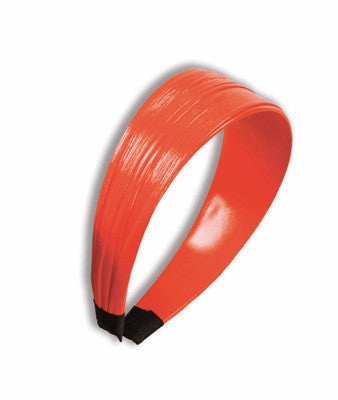 80's Neon Headband Orange