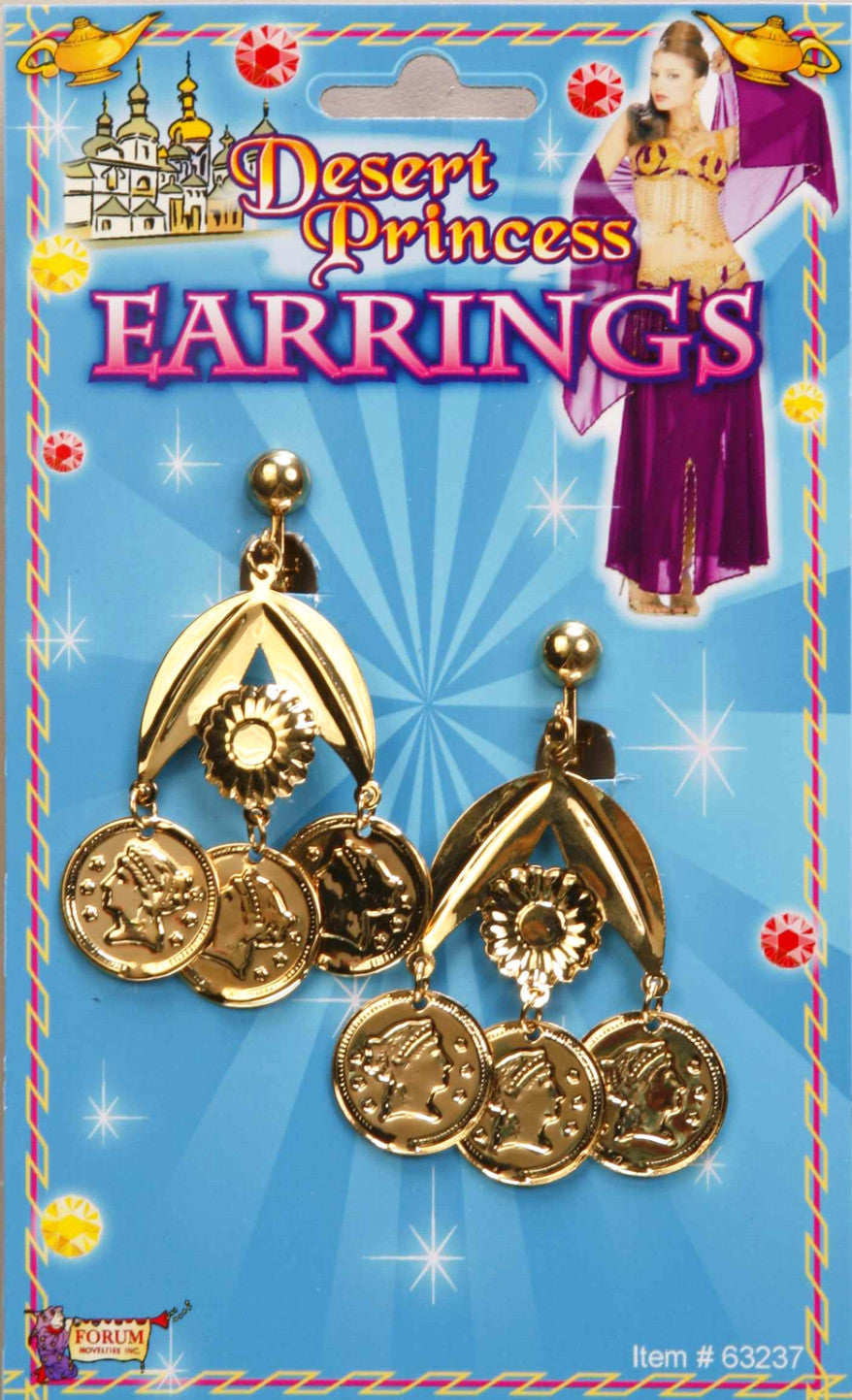 Gold Coin Earrings