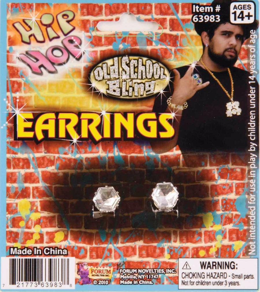 Big Diamond Stud Earrings