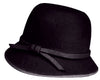 Flapper Hat Black