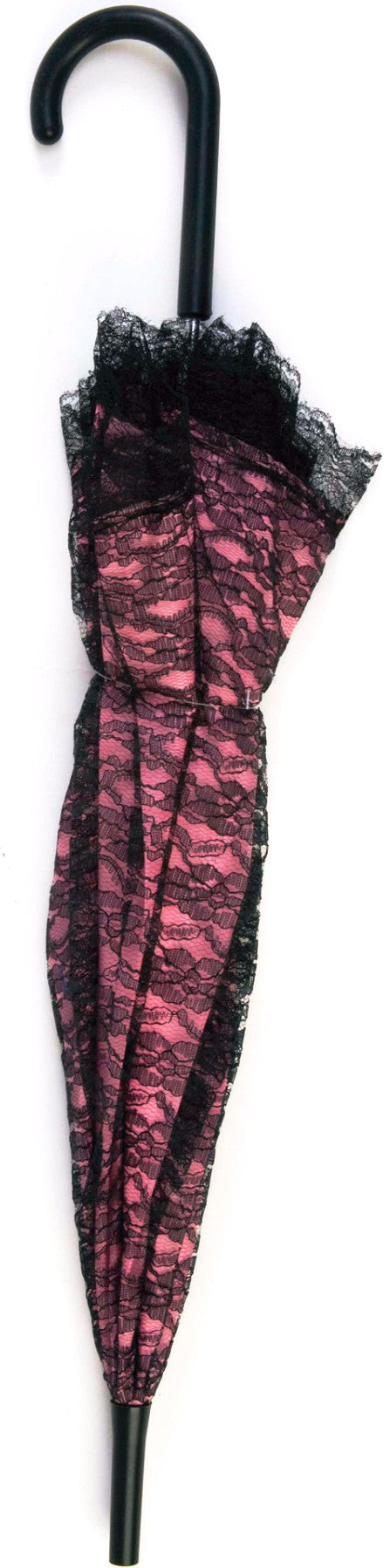 Lace Umbrella Pink/Black