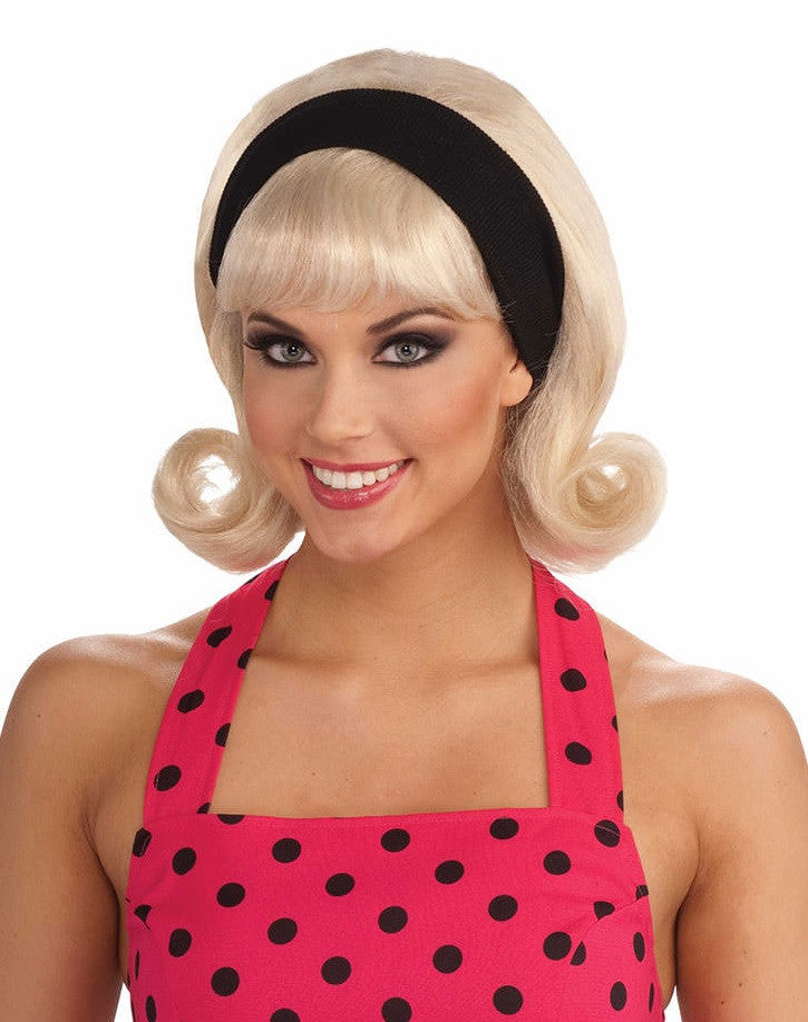 50's Flip Wig Blonde