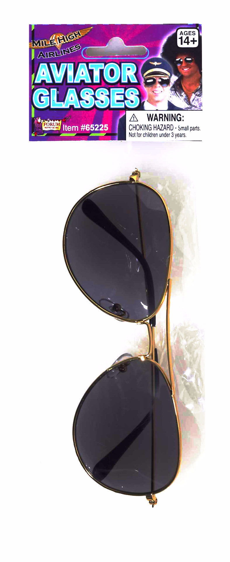 Aviator Glasses Gold