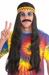Hippie Dude with Headband Black