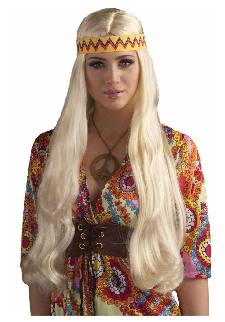Hippie Chick Wig with Headband