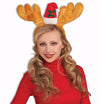 Brown Antlers with Hat Headband