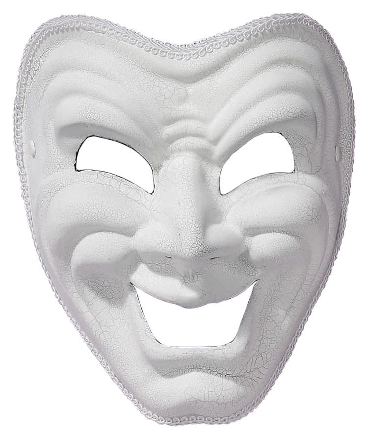 Comedy Mask White