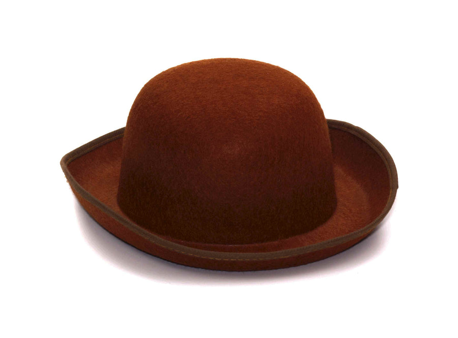 Steampunk Derby Felt Hat Brown