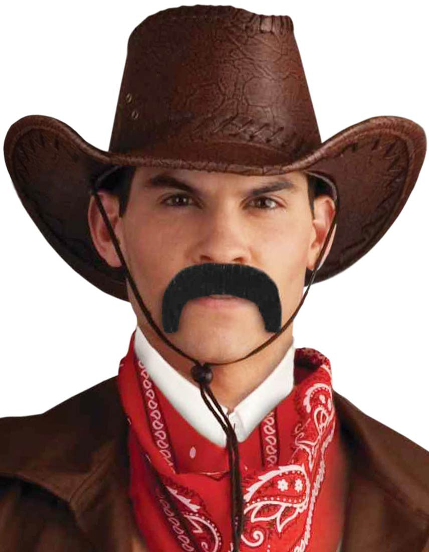 Handmade Pancho Moustache Black