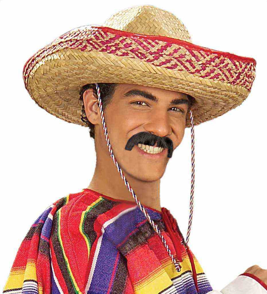 Handmade Pancho Moustache Brown