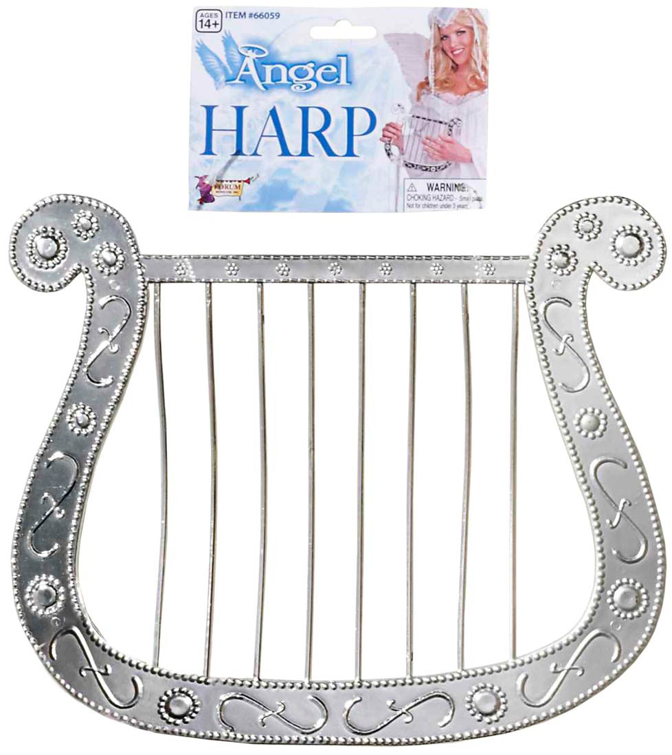 Angel Harp Silver Plated