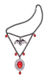 Vampiress Bat Necklace