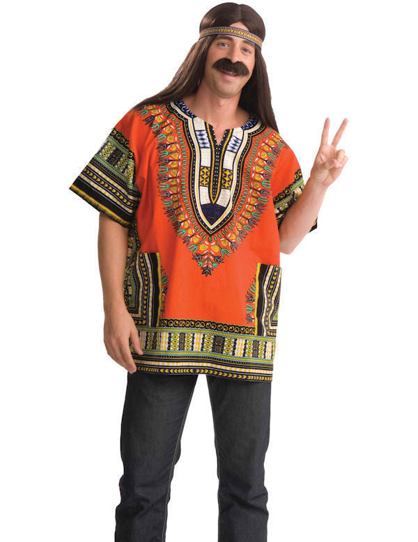 Dashiki Shirt Orange