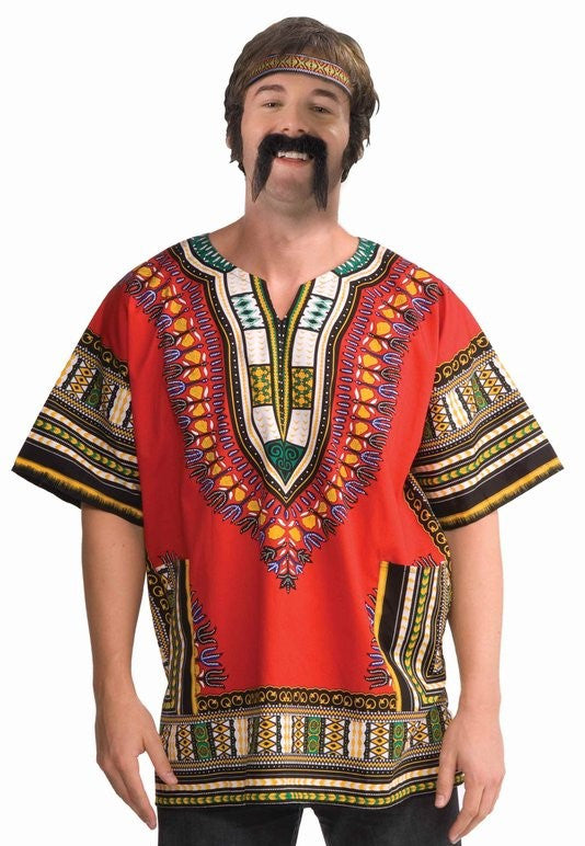 Dashiki Shirt Red
