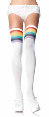Over the Rainbow Opaque Thigh Highs