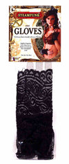 Steampunk Ruffle Lace Gloves